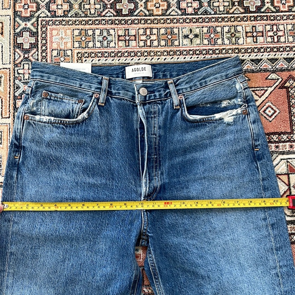 AGOLDE Riley High Rise Straight Crop Jeans - Picture 6 of 11